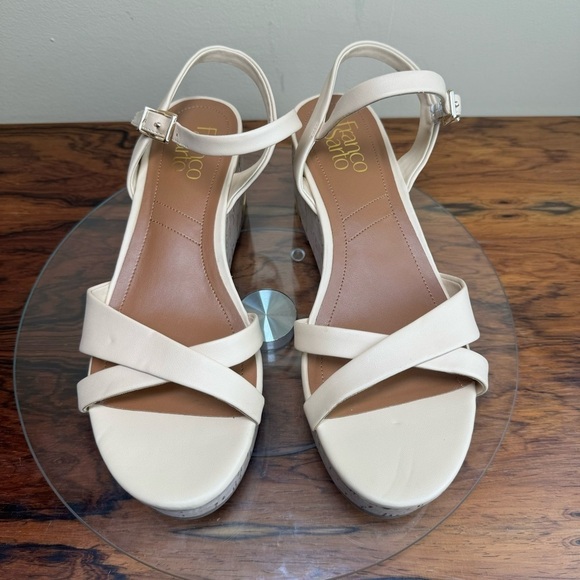 Franco Sarto Pelma Platform Wedge Sandal in Beige - Picture 4 of 15